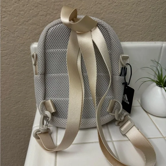 Adidas Alumina cream Mini Backpack or crossbody - Picture 6 of 10